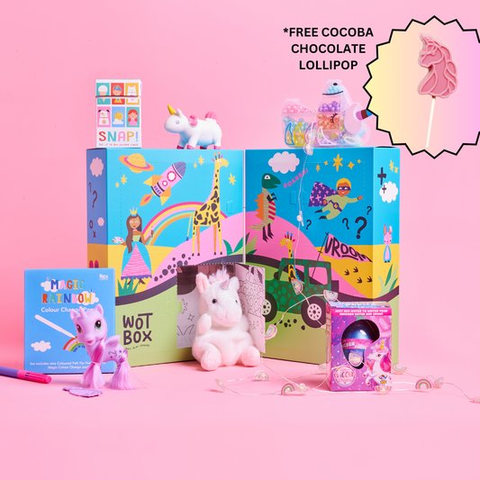 Rainbows & Unicorns WOTBOX - Kids Surprise theme gift box